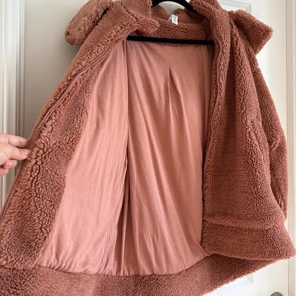 Alo Yoga Norte Sherpa Oversized Jacket Size Small - Picture 11 of 16